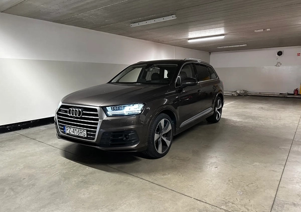 Audi Q7 cena 170000 przebieg: 140268, rok produkcji 2015 z Stęszew małe 436